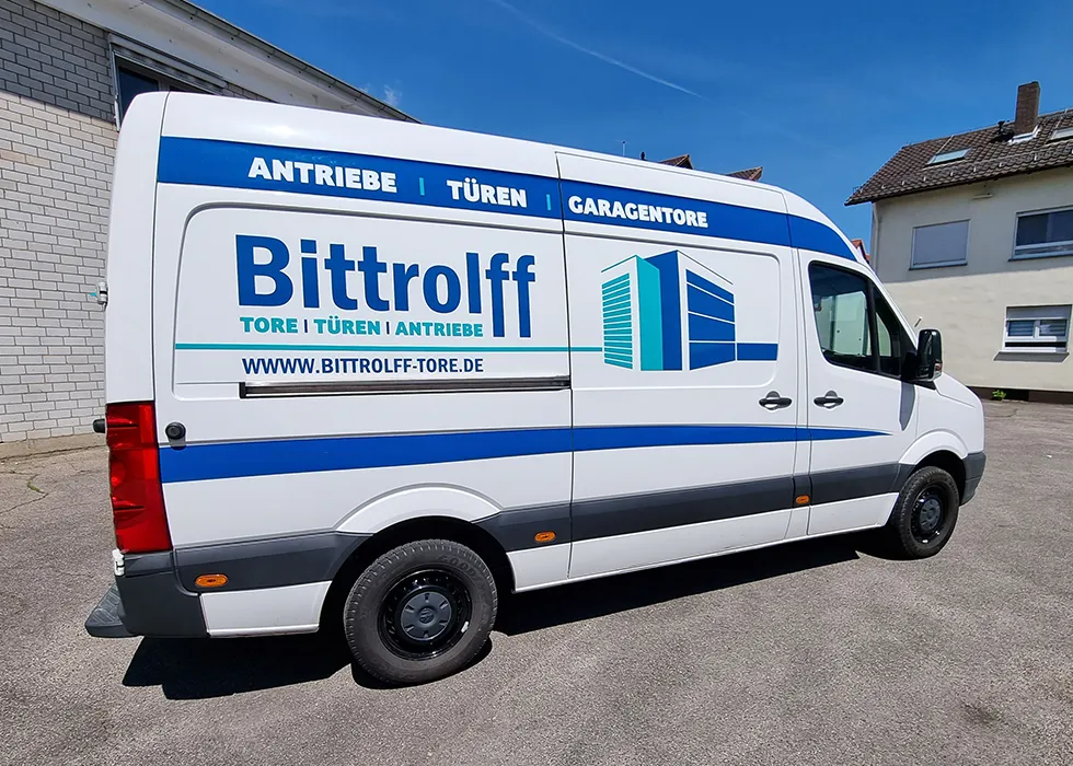 Fahrzeugbeschriftung Bittrolff Tore